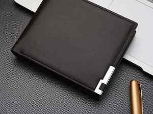Cartera de Cuero Genuino para Hombre 2026, Protección RFID, Forro de Cuero Genuino Impermeable, Cierre Abierto, a la Moda - Product Image 4