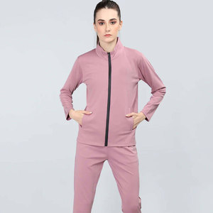 ชุดวอร์มออกกำลังกายสำหรับผู้หญิงแบบสั่งตัดได้ตามขนาด  คุณภาพสูง สำหรับฤดูหนาว พร้อมซิปแบบใหม่ - Product Image 4