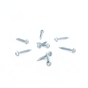 PDC Model 14 Hex Head Zinc Plated Steel <b>Screws</b> Coarse Thread Inch Class 4.8 & 6.8 - Product Image 1