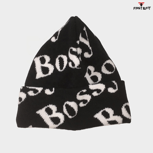 Customizable High Quality 3D Embroidery <b>Beanie</b> Hat 100% Cotton Breathable <b>Waterproof</b> Multi-Color Options Latest Design Plain - Product Image 3