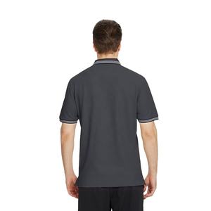 100% algodón personalizado para Polo camisa para hombres transpirable que absorbe la humedad secado rápido manga corta OEM Logo venta al por mayor proveedores - Product Image 4