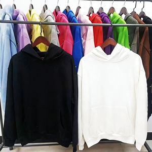 เสื้อฮู้ดดี้โอเวอร์ไซส์สำหรับผู้ชาย ผ้าฝ้ายฟลีซ 100% ระบายอากาศได้ดี ลายพิมพ์สำหรับสตรีทแวร์ดีไซเนอร์ - Product Image 3