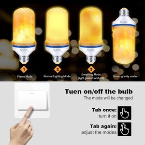 Sunlight Forest LED Flame Effect Light Bulb 4 Modes with 108 Pcs 2835 E26 E27 Beads for Christmas Parties - Product Image 6
