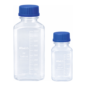 ขวดสี่เหลี่ยม HDPE ปากกว้าง มีขีดบอกปริมาตร 30-1000 มล. ยี่ห้อไดฮัน วิทยาศาสตร์ สำหรับเก็บสารเคมี - Product Image 2