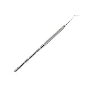 Juego de sondas dentales profesionales de 2 piezas, n.º 6 y n.º 9, de 5.1 pulgadas, de acero inoxidable, de un solo extremo, reutilizables, herramientas de evaluación periodontal - Product Image 1