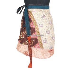 Jaipur Online Reversible Magic <b>Wrap</b> Mini Skirt Women's Boho Print Casual <b>Beach</b> Mini Skirt <b>Wrap</b> Casual Summer Beachwear - Product Image 3