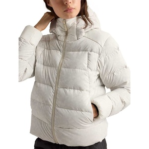 Abrigo Acolchado con Capucha para Mujer, Chaqueta de Invierno Ligera, Resistente al Viento e Impermeable, Largo Regular - Product Image 3