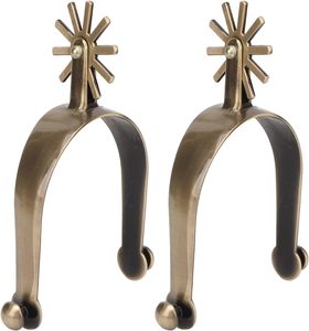Espuelas para Caballo, Estilo Vaquero Vintage, de Aleación de Zinc con Engranaje, para Hombres, para Montar a Caballo - Product Image 5