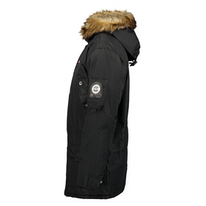 OEM ODM 100%High Quality Factory Custom Logo Men's Winter Puffer <b>Jacket</b> Warm Hooded <b>Parka</b> Windproof Zipper Closure Mens Clothing - Product Image 4