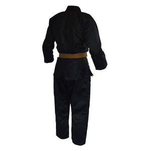 Kimono de BJJ Negro para Hombre, 100% Algodón, Corte Regular, Ropa Duradera para Artes Marciales para Adultos - Product Image 4