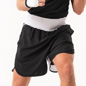 Pantalones Cortos de Boxeo y Chaleco de Boxeo Sublimados con la Bandera Estadounidense Hechos a Medida, Pantalones Cortos de Boxeo Personalizados para Hombre - Product Image 3