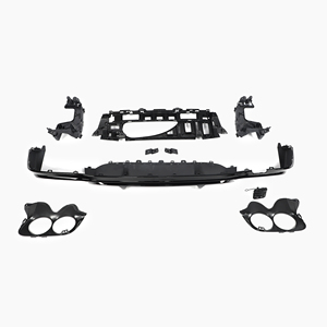 Diffuseur arrière ABS noir à quatre sorties pour Mercedes Benz <span class=keywords><strong>Classe</strong></span> <span class=keywords><strong>E</strong></span> E53 W213 2017 2022 - Product Image 4