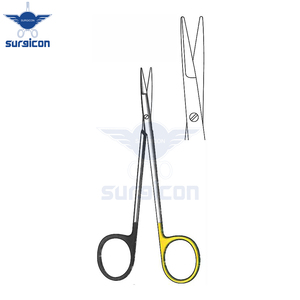 Tijeras Quirúrgicas Knapp de 12 cm / 4-3/4 Pulgadas, Rectas, con Una Hoja Serrada, Super Cut TC, de Acero Inoxidable Premium - Product Image 2