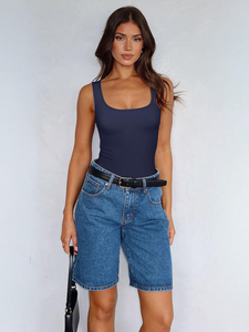 ชุดกระชับสัดส่วนรัดรูปทรงบอดี้สูท คอวี แขนกุด ช่วยเก็บหน้าท้อง กระชับรูปร่าง เหมาะสำหรับใส่ออกงาน ชุดลำลองฤดูร้อน - Product Image 6