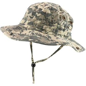 Chapeaux tactiques personnalisés pour la chasse au canard, en coton, camouflage, à large bord, côtés ventilés, pour la pêche, le camping, la randonnée, le tir, l'été, en plein air - Product Image 6