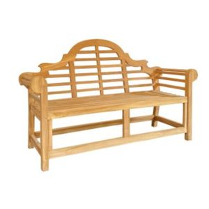 Silla de Jardín Tradicional de Madera de Teca Sólida, Duradera, Impermeable, Ecológica, Cómoda, Muebles de Patio para Exteriores, Patas Cónicas, para Parque - Product Image 3