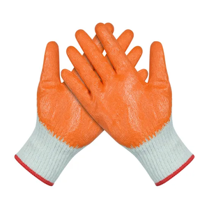 Gants de protection en caoutchouc latex respirants et résistants à l'usure, gants de travail plissés pour la protection des mains - Product Image 5