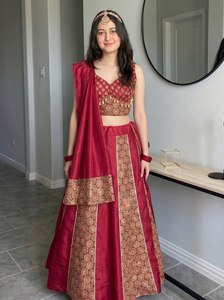 TENNECY Black Printed Cotton Garba Chaniya Choli-Stretchable Party Wear for <b>Wedding</b> & Casual Occasions - Product Image 2