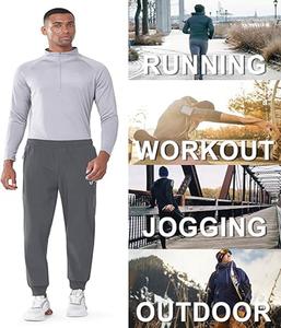 Pantalones de Alta Calidad para Hombre, con Bolsillos con Cremallera Elástica, Ligeros, Corte Clásico Recto, Color Personalizado - Product Image 4