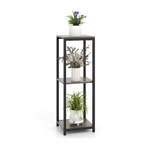 3-Tier Tall Metal Plant <b>Stand</b> <b>Corner</b> Wall Shelf with Anti-Tipping Device for Holding Plants - Product Image 1