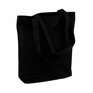 Sacs en tissu de coton respirants et simples, fabriqués à bas prix, avec logo personnalisé et longue poignée, pour le shopping - Product Image 4