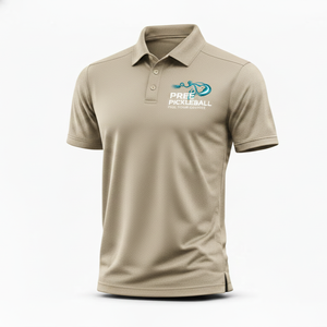 Camiseta polo de pickleball con logo personalizado, manga corta, cuello deportivo, de secado rápido, transpirable, material elástico en cuatro direcciones, ropa deportiva para cancha, OEM. - Product Image 2