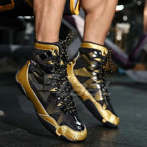 Chaussures de boxe haute performance, légères, respirantes, avec semelle robuste pour l'entraînement quotidien - Product Image 4