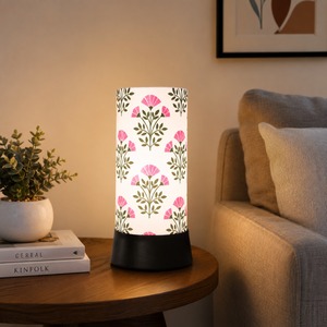 Floral Print LED Bedside Table Lamp Warm White <b>Night</b> <b>Light</b> Modern Decorative Desk Lamp for Bedroom Living Room Study Home Decor - Product Image 2