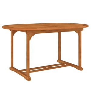 Tavolo da giardino in legno massello eucalipto tavolo esterno 78.7 "x 39.4" x 29.5" - Product Image 5