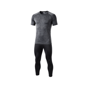 Nouvelle conception, ensembles de vêtements de sport de compression haut de gamme pour hommes, séchage rapide, taille XL, coupe ajustée, tenue de course, minimum 2 pièces requises - Product Image 1