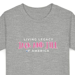 เสื้อยืดเด็ก Jack and Jill Pink Living Legacy แขนสั้น คอกลม พิมพ์ลายกราฟิก สไตล์ลำลอง เสื้อยืดเด็กสั่งทำได้ ขายส่งเสื้อผ้า - Product Image 3