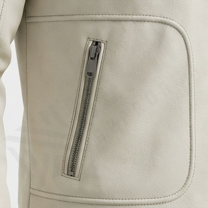 Chaqueta de Motociclista de Cuero Genuino para Hombre de la Mejor Calidad, Nueva Colección de Invierno, Chaquetas de Motocicleta con Protecciones Desmontables Personalizadas - Product Image 5