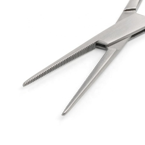 Fórceps de arteria Crile veterinaria de acero inoxidable alemán Premium, abrazadera hemostática quirúrgica recta de 14 cm, suministros veterinarios - Product Image 2