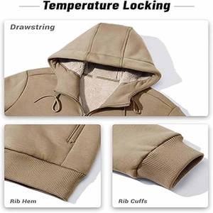 Nouveau style, meilleur matériau, arrivé récemment : sweat à capuche pour homme avec fermeture éclair effet vieilli, prix bas, fabricant de premier plan, posté par Dress Sports. - Product Image 5