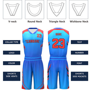 Uniformes de Baloncesto Deportivos Personalizados para Exteriores, Sin Mangas, 100% Poliéster, Diseño Personalizado de Alta Calidad, Transpirables - Product Image 5