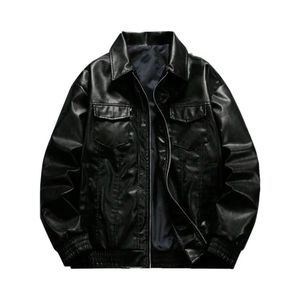 Vestes d'hiver en cuir de haute qualité avec logo sur le devant, prix de gros à faible MOQ, vestes en cuir pour la vente en ligne - Product Image 1