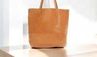 Bolso de Hombro de Cuero Genuino Grande Personalizado de Alta Calidad, con Cierre, Diseño Clásico Vintage Elegante, para Mujer, para la Playa, Viajes y Uso Diario