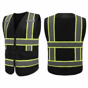 Gilet de sécurité imperméable de haute qualité, classe 1 ANSI, avec bande réfléchissante de 5 cm, options de logo et de couleur personnalisées - Sécurité routière/au travail - Product Image 4