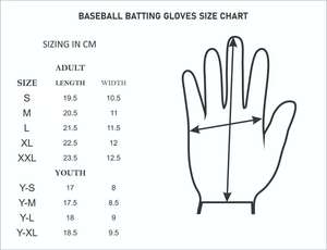 New Arrival Premium Quality Adult Baseball Batting Gloves Polyester/Cotton Breathable Hook Loop Closure Right Hand Gloves - Product Image 6