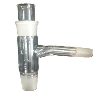 High <b>Temperature</b> Resistant Glass Distillation Adapter 75 Degree Distilling Head 24 40 Joint Laboratory Separation Component - Product Image 1