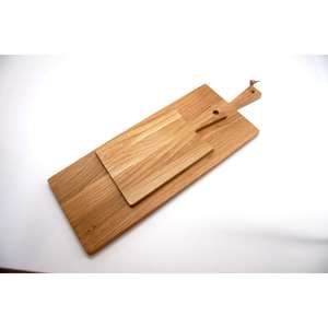 Tabla de Preparación de Alimentos Rectangular de Madera Natural de 1.3 cm de Grosor, Fácil de Limpiar - Product Image 4