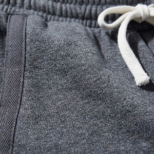 Shorts en coton jersey gris uni personnalisables avec logo pour hommes – Respirants, décontractés, pour la gym et l'entraînement, taille élastique – Vente en gros - Product Image 4