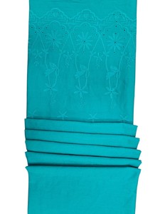 ผ้าฝ้ายทอสีน้ำเงินนกยูงคุณภาพพรีเมียมสำหรับชุดเด็กผู้หญิงหรือเสื้อท่อนบน เนื้อผ้าเบาสบาย ระบายอากาศได้ดี ราคาส่งออกจากอินเดีย - Product Image 2