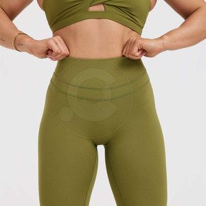 Legging de yoga sur mesure, prix de gros, en spandex et polyester, legging pour femme, style unique, legging pour femme - Product Image 3