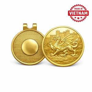 Juego de Marcadores de Pelotas de Golf Magnéticos con Clip para Gorra, Hechos en Vietnam |   Acabado Metálico Industrial Premium |   Regalo Ejecutivo de Golf |   Impermeable - Product Image 1