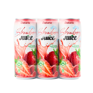 Jus en conserve, personnalisez votre étiquette de marque, 250 ml, jus de fraise NFC avec pulpe, naturel, certifié Halal, OEM ODM, faible MOQ - Product Image 3