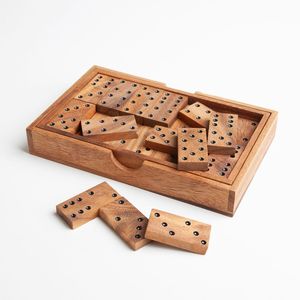 Juego de Dominó de Madera Premium en Caja con Trabajo Artesanal, Calidad Superior, Diseño Elegante y Durabilidad Prolongada, Disponible en - Product Image 2
