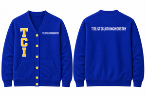 Pulls à col en V Sigma Gamma Rho pour les sororités/fraternités/écoles/collèges/universités, cardigans tricotés unisexes - Product Image 3