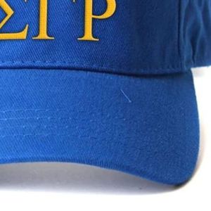 หมวกแก๊ปปักลาย Sigma Gamma Rho สีน้ำเงินรอยัล สำหรับชมรมนักศึกษากรีก หมวกกันแดดสำหรับผู้หญิง ปรับขนาดได้ หมวกกีฬา หมวกลำลองสำหรับวิทยาลัย หมวกสำหรับกิจกรรมกลางแจ้ง - Product Image 5