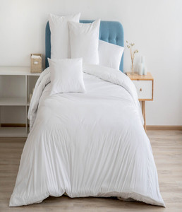 Parure de lit 100 % coton naturel, tissu doux lavé, collection de draps confortables et respirants pour la maison, l'hôtel et les centres de villégiature - Product Image 6